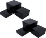 Clear Acrylic Dessert Display Risers Set 3pcs Double