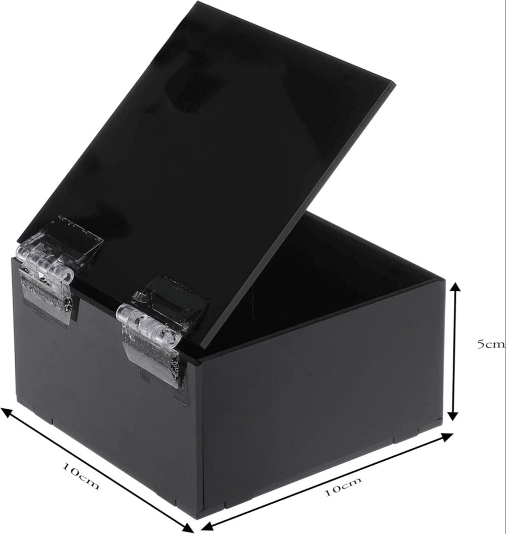 Premium Acrylic Storage Box with Hinged Lid