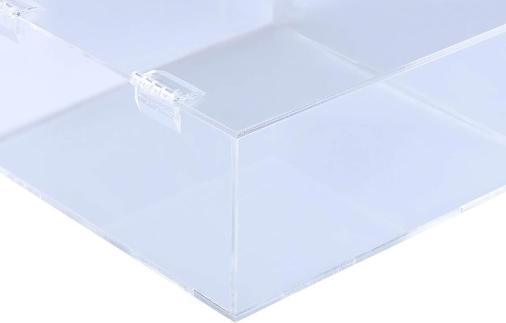 Premium Acrylic Storage Box with Hinged Lid