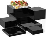 Clear Acrylic Dessert Display Risers Set 7pcs