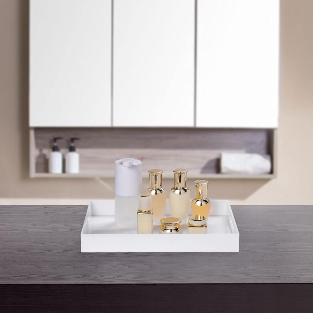 Premium Acrylic Serving Tray with Handles