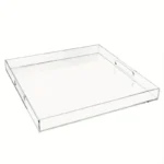 Premium Acrylic Serving Tray with Handles
