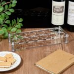 12 Hole Acrylic Short Glass Tray | Multi-Purpose Display and Storage Tray