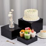 Clear Acrylic Dessert Display Risers Set 7pcs
