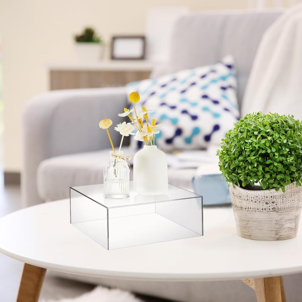 Clear Acrylic Dessert Display Risers Set 7pcs