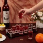12 Hole Acrylic Short Glass Tray | Multi-Purpose Display and Storage Tray