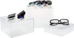 Clear Acrylic Dessert Display Risers Set 3pcs