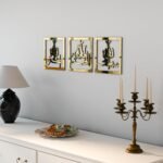 Islamic Acrylic Wall Art Set – Allah (ﷲ), Alhamdulillah & SubhanAllah
