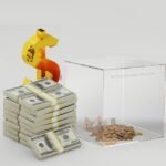 Clear Acrylic Kids Money Saving Box