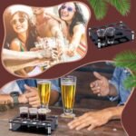 12 Hole Acrylic Short Glass Tray | Multi-Purpose Display and Storage Tray