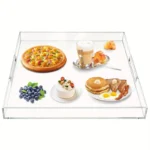 Premium Acrylic Serving Tray with Handles
