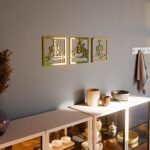 Islamic Acrylic Wall Art Set – Allah (ﷲ), Alhamdulillah & SubhanAllah