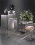 Clear Acrylic Display Pedestal Stand Set 3pcs