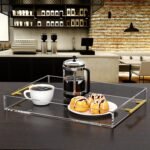 Premium Acrylic Serving Tray with Handles