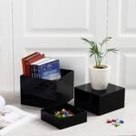 Clear Acrylic Dessert Display Risers Set 3pcs