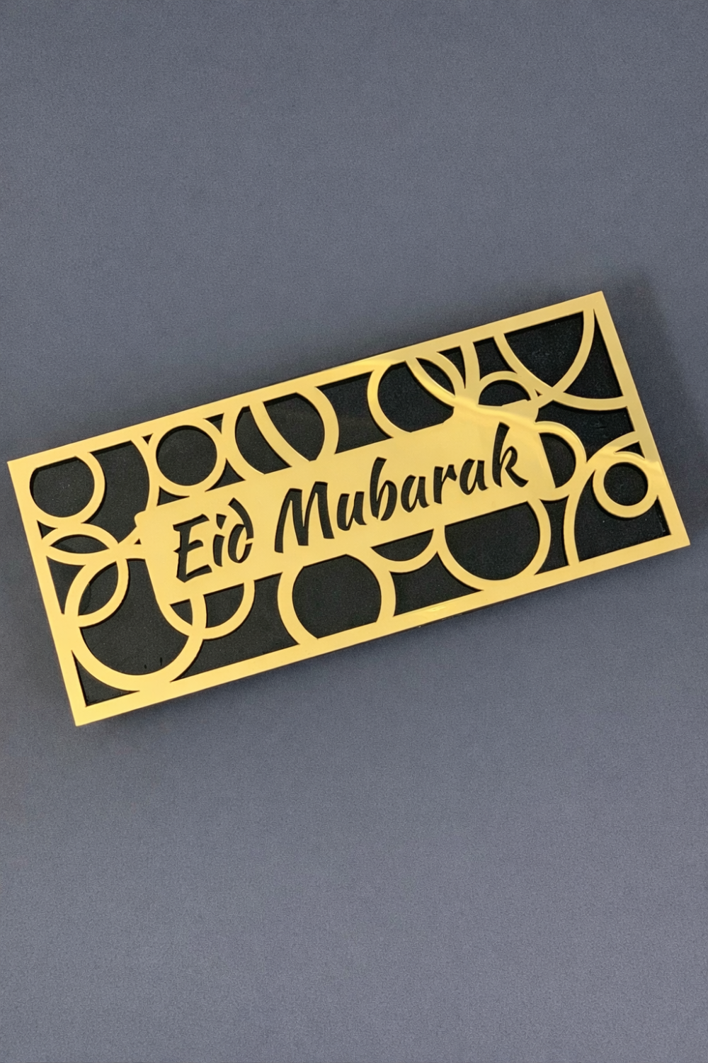 Eid Mubarak Acrylic Money Holder | Islamic Eidi Cash Gift Holder