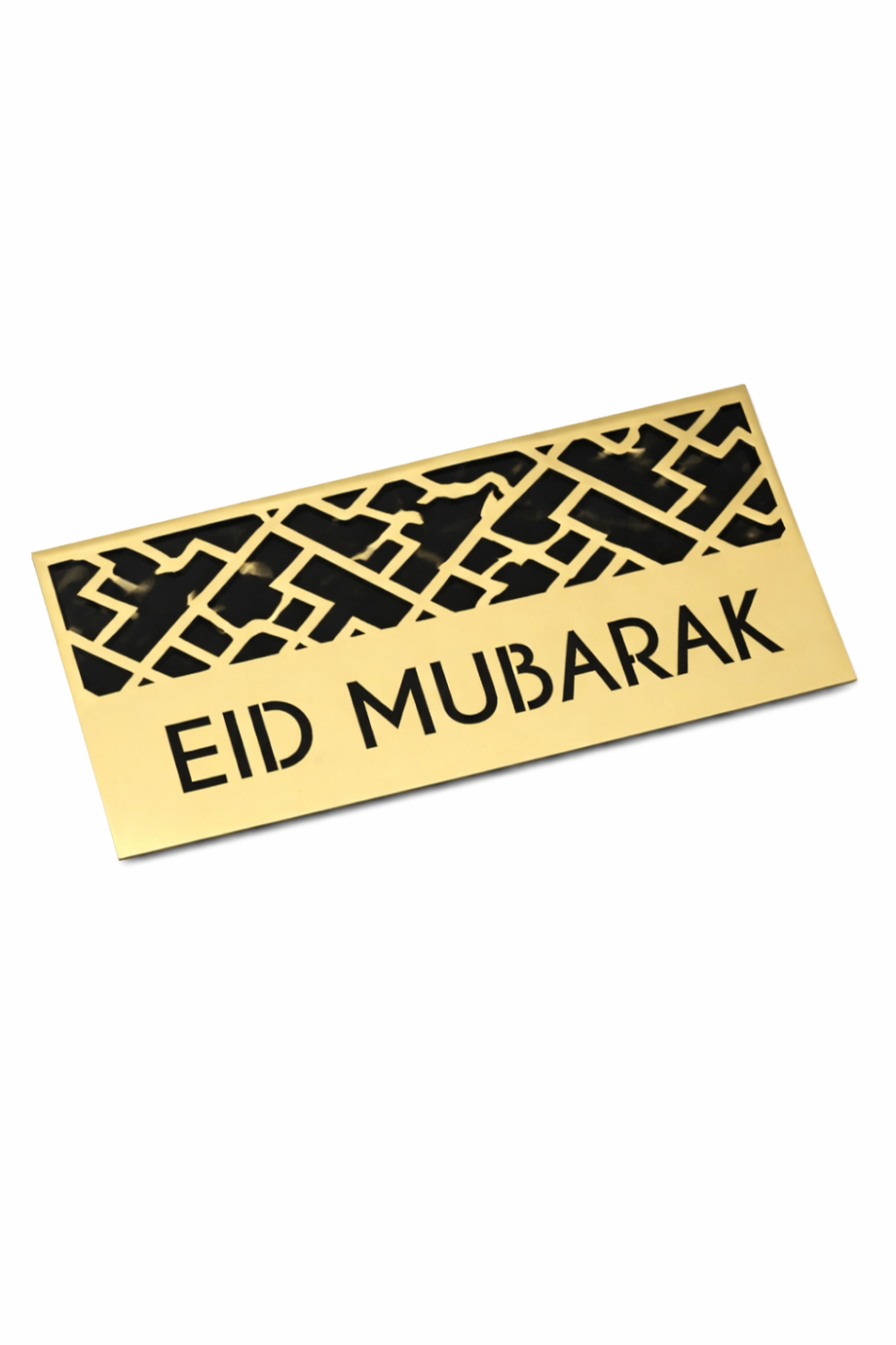 Eid Mubarak Acrylic Money Holder | Islamic Eidi Cash Gift Holder