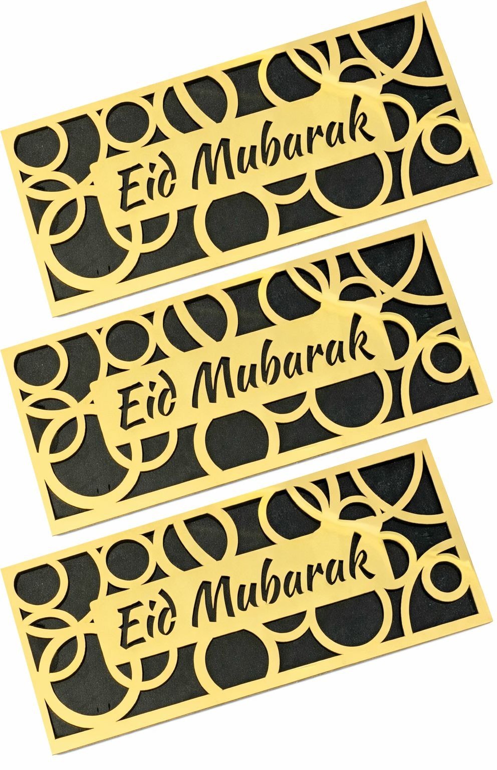 Eid Mubarak Acrylic Money Holder | Islamic Eidi Cash Gift Holder