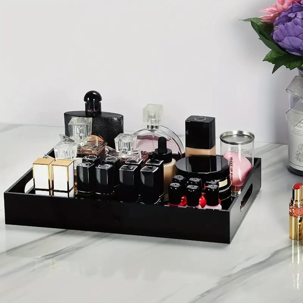 Premium Acrylic Serving Tray with Handles