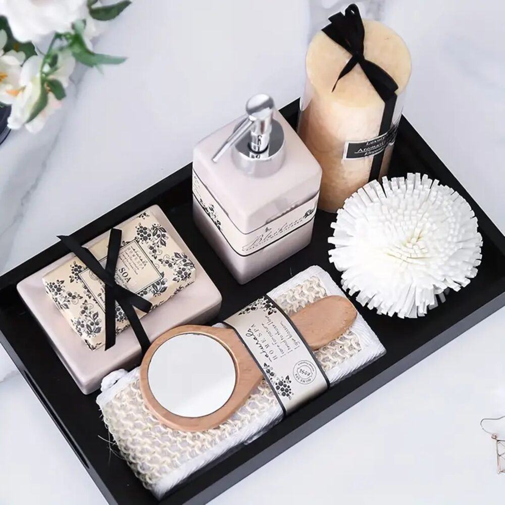 Premium Acrylic Serving Tray with Handles