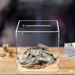 Clear Acrylic Kids Money Saving Box