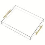 Premium Acrylic Serving Tray with Handles