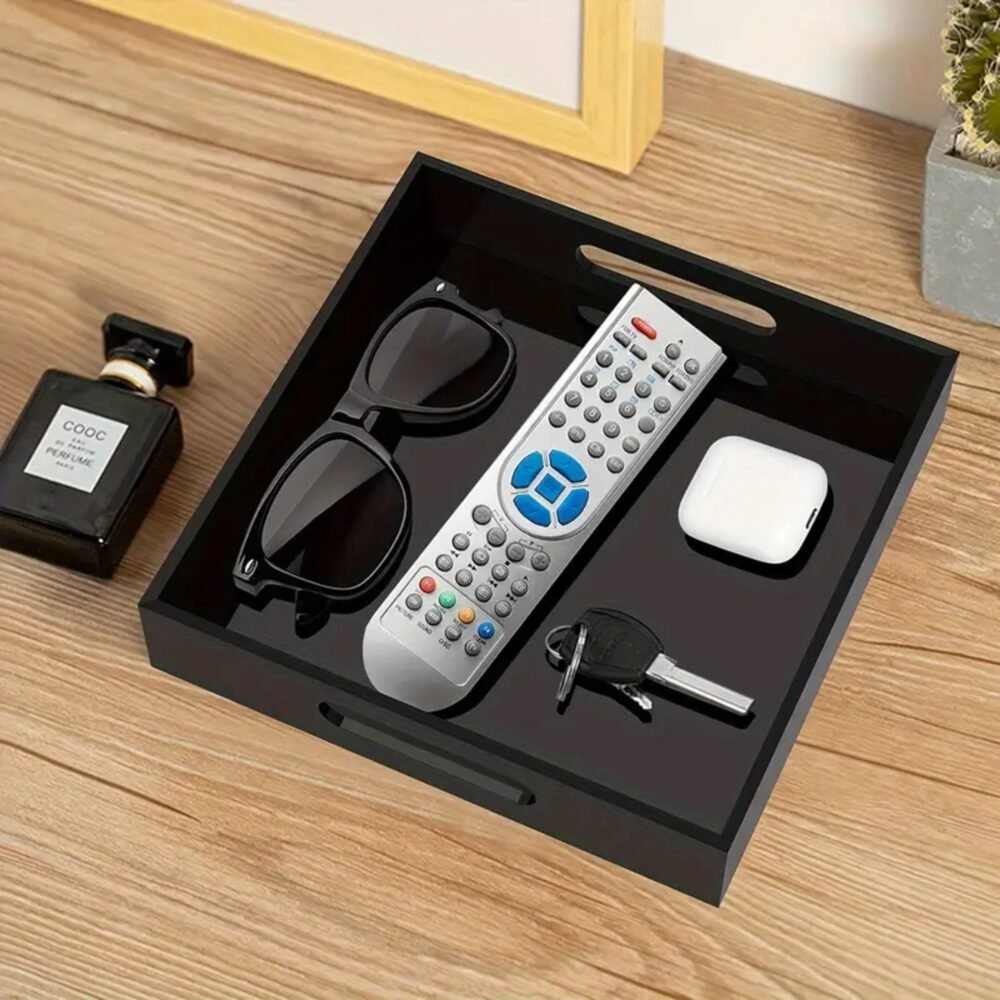 Premium Acrylic Serving Tray with Handles