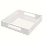 Premium Acrylic Serving Tray with Handles