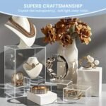 Clear Acrylic Dessert Display Risers Set 4pcs