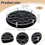 25 Hole Acrylic Short Glass Tray | Multi-Purpose Display and Storage Tray