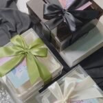 Luxury Clear Acrylic Gift Box with Satin Ribbon