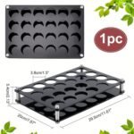 24 Hole Acrylic Short Glass Tray | Multi-Purpose Display and Storage Tray