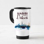 Dubai Travel Mug with Lid & Handle