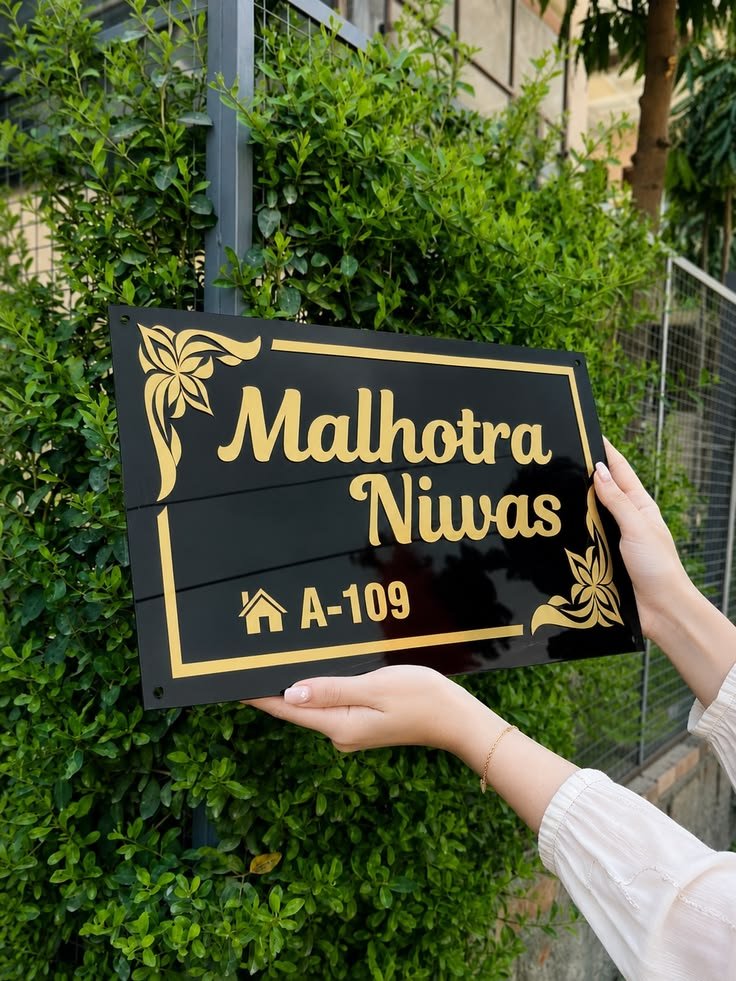 Custom Acrylic Name Plate