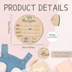 Baby Birth Announcement Plaque, Newborn Baby Name Sign